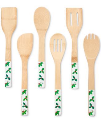 Holly 6-Pc. Bamboo Utensil Set, Created for Macy's