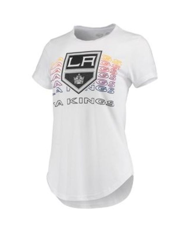 Women's Concepts Sport White/Charcoal Boston Bruins Sonata T-Shirt