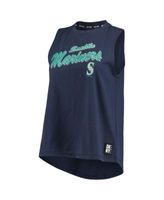 Women's DKNY Sport Navy Seattle Mariners Marcie Tank Top