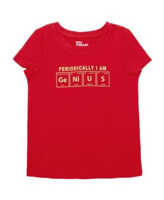 Girls Genius Graphic T-shirt