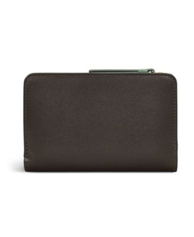 Women's Cattitude Printed Medium Leather Bifold Wallet