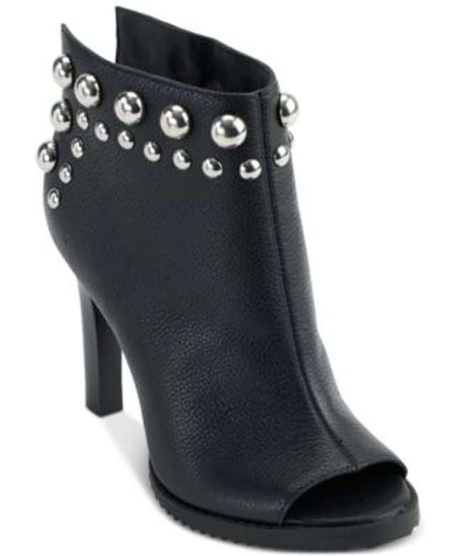 karl lagerfeld paris women's breck studded booties