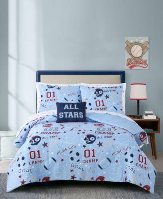 All Star 6-Pc. Twin Comforter Set, Created For Macy's