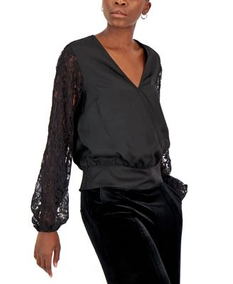 Women's Lace-Sleeve Blouse, Created for Macy's