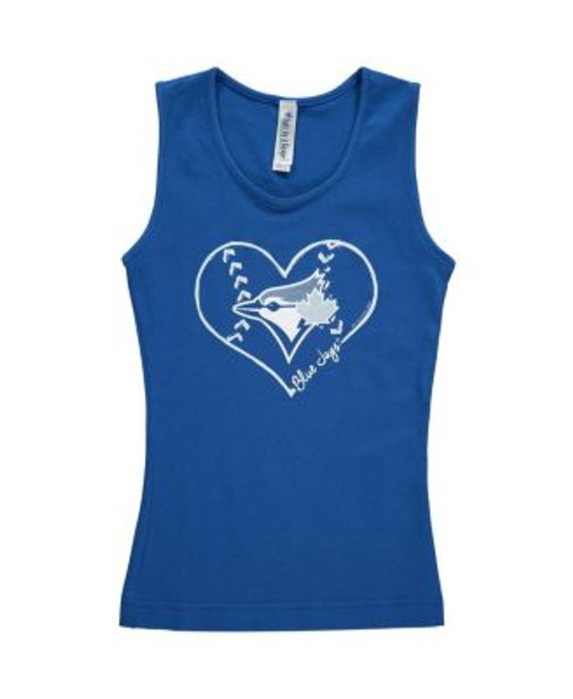 Soft As A Grape Girls Youth Navy Houston Astros Cotton Tank Top