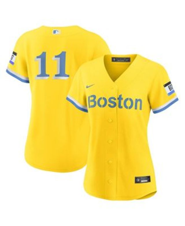 Infant Nike Xander Bogaerts Gold Boston Red Sox City Connect Script Replica Jersey