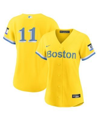 Nike Men's Boston Red Sox Gold 2021 City Connect Replica Baseball Jersey