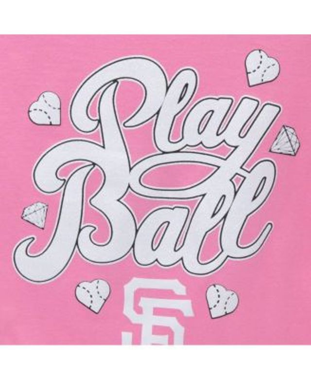 Lids Detroit Tigers Preschool Ball Girl T-Shirt - Pink