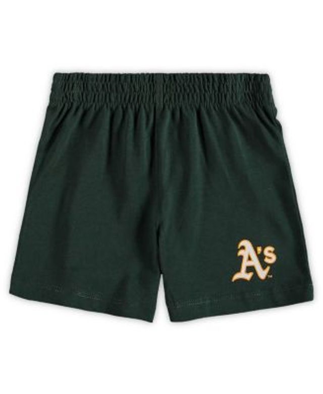 Outerstuff Toddler White/Green Oakland Athletics Position Player T-Shirt & Shorts Set