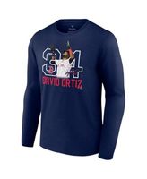 Lids David Ortiz Boston Red Sox Nike Name & Number Logo T-Shirt - Navy