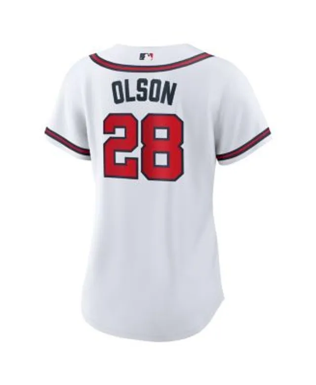 Men's Nike Matt Olson Red Atlanta Braves Name & Number T-Shirt