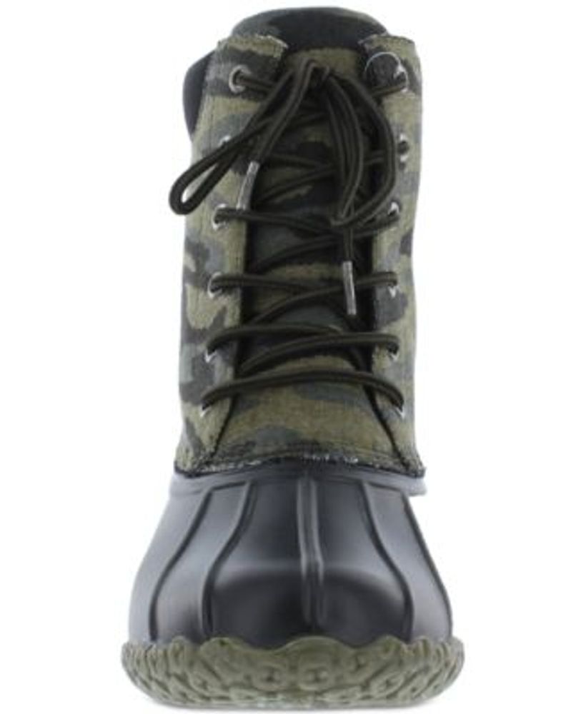 Men's Camouflage Waterproof Duck Boots