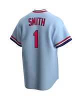 Men's St. Louis Cardinals Ozzie Smith Nike Light Blue Road Cooperstown  Collection Player Jersey