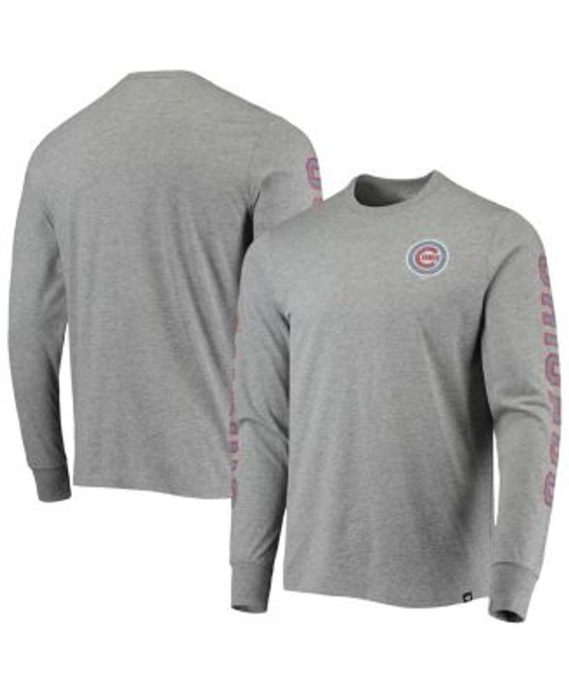 Chicago Cubs Fanatics Branded Team Pride Logo Long Sleeve T-Shirt - Black