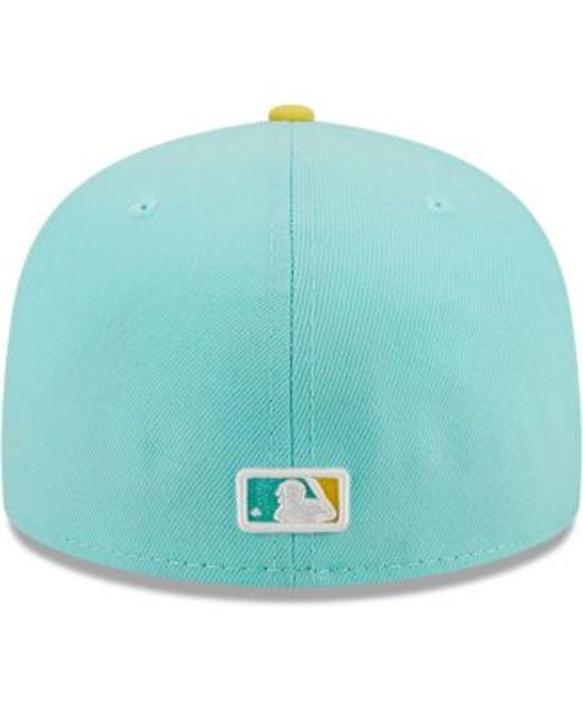 Men's New Era Turquoise Detroit Tigers Icon Color Pack 59FIFTY Fitted Hat