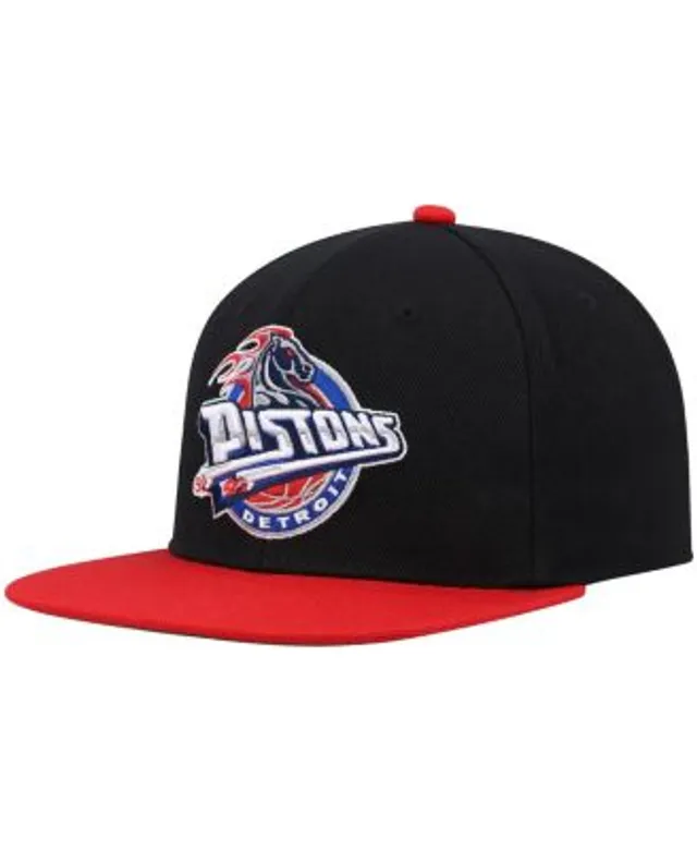 Mitchell & Ness Red/Teal Detroit Pistons Hardwood Classics Snapback Hat