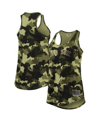 Atlanta Braves New Era Women's 2022 MLB Armed Forces Day Camo Racerback  Tank Top - Green