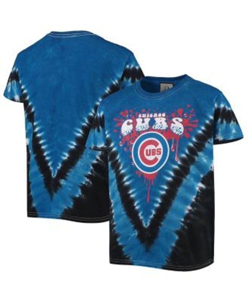 Chicago Cubs V Tie-Dye T-Shirt