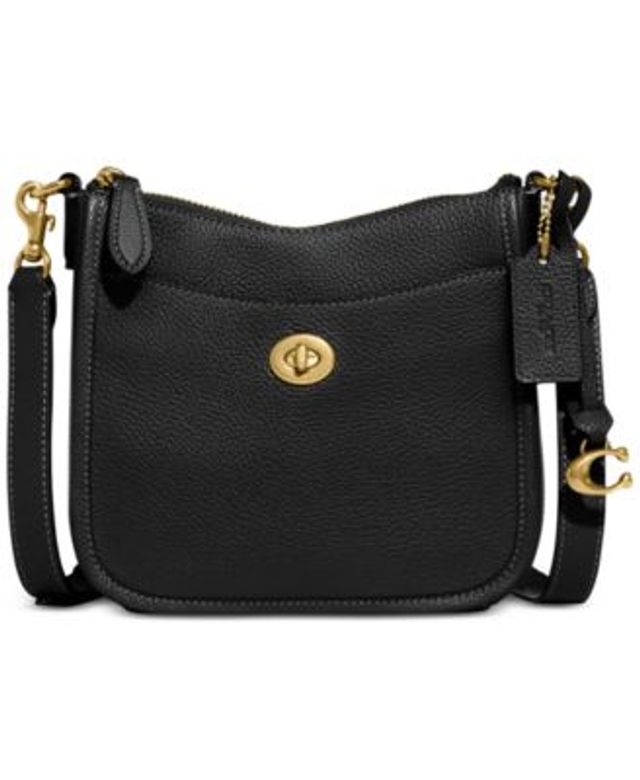 Coach Polished Pebble Polly Crossbody - Chalk