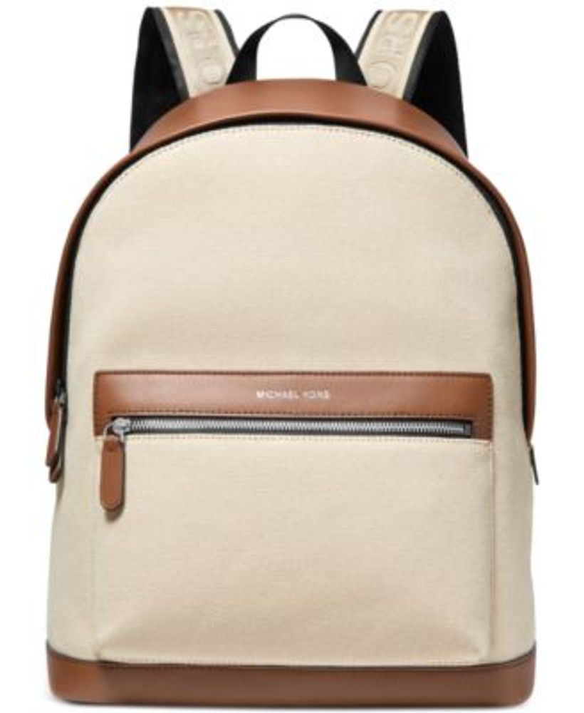 Michael Kors Men's Mason Two-Tone Canvas Backpack | Connecticut Post Mall