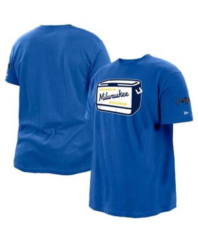 Women's '47 Gray Milwaukee Brewers City Connect Retro Daze Ava Raglan  3/4-Sleeve T-Shirt