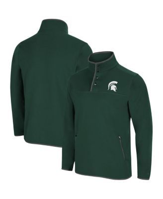 Men's Fanatics Branded Midnight Green Philadelphia Eagles Underdog  Quarter-Zip Jacket