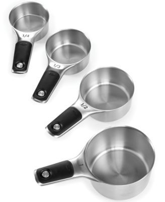 Good Grips Set of 4 Stainless Steel Magnetic Measuring Cups