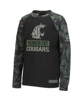 Youth Colosseum Black/Camo Penn State Nittany Lions OHT Military  Appreciation Raglan Long Sleeve T-Shirt