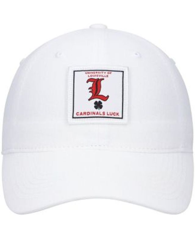 Black Clover Men's Gray Louisville Cardinals Oxford Circle Adjustable Hat