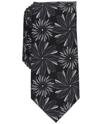 Men's Lisi Skinny Floral Tie, Created for Macy's