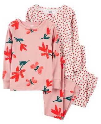 Toddler Girls Long Sleeve T-shirt and Pajama