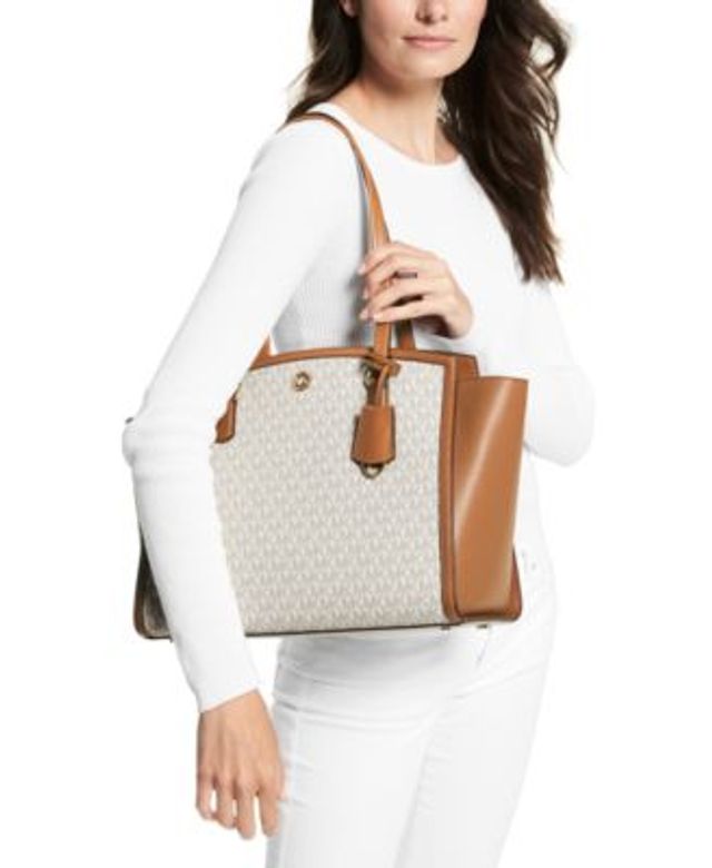 Michael Kors Logo Chantal Large Tote Bag - Macy's