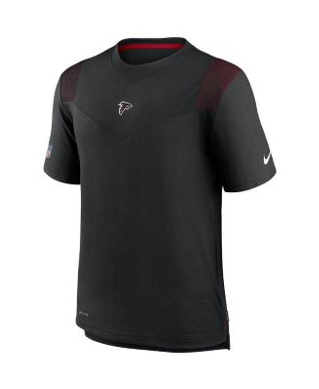 Men's Mitchell & Ness Black Atlanta Falcons Franchise Player 3/4-Sleeve  Henley T-Shirt