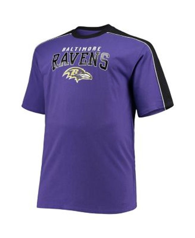 Men's Fanatics Branded Lamar Jackson Purple Baltimore Ravens Player Icon Name & Number T-Shirt