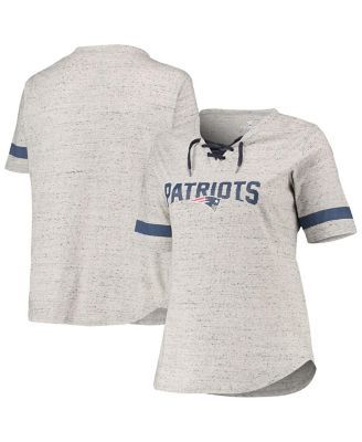 Touch Womens New England Patriots Graphic T-Shirt, White, Medium