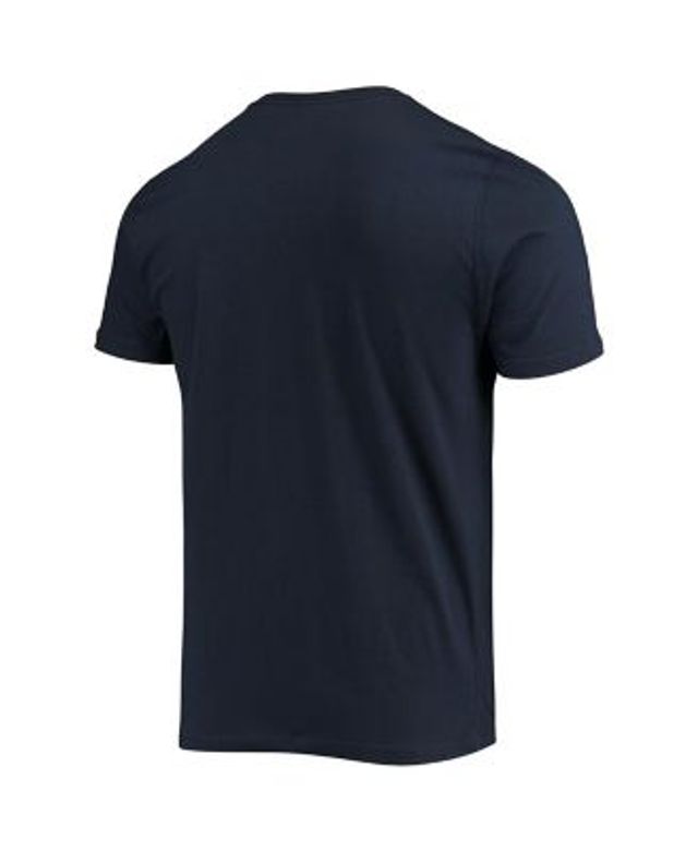 Men's Fanatics Branded College Navy/Heathered Gray Seattle Seahawks Colorblock T-Shirt