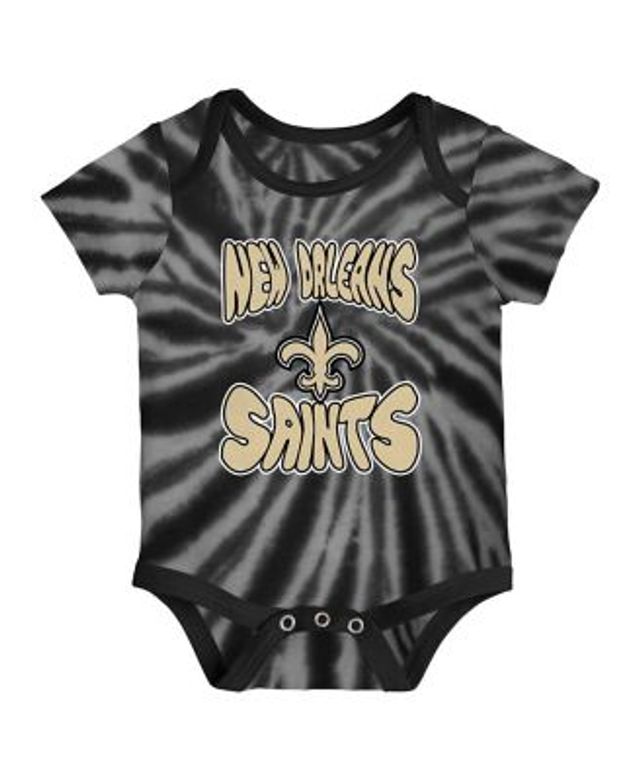 Outerstuff Newborn & Infant Black/Gray New Orleans Saints Game Nap