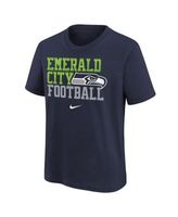 Nike Men's College Navy Seattle Seahawks Hometown Collection Emerald City T-Shirt - Navy