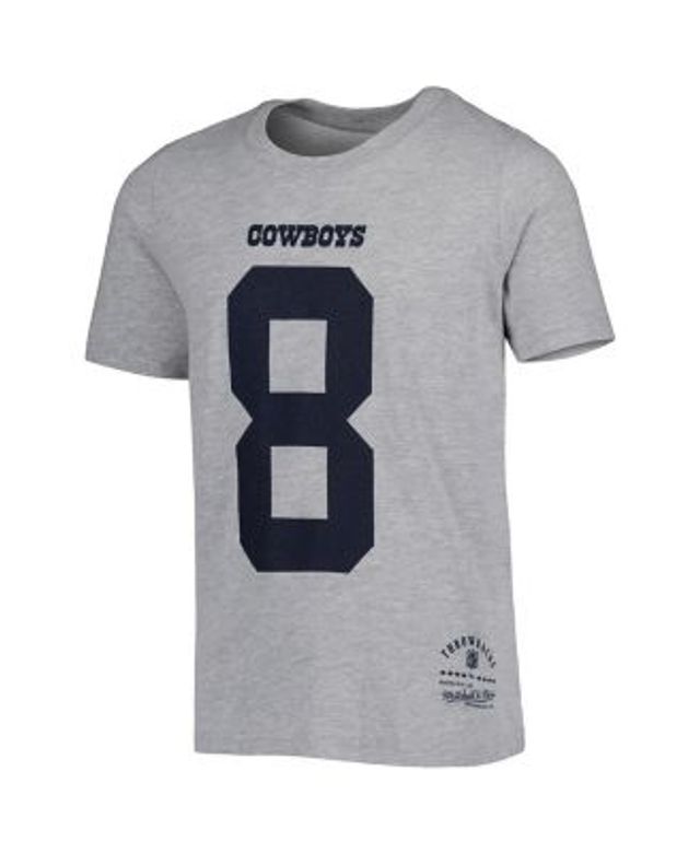 Mitchell & Ness Big Boys Roger Staubach Heathered Gray Dallas Cowboys  Retired Retro Player Name and Number T-shirt - Macy's