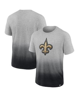 Men's Nike Heather Black New Orleans Saints Team Tri-Blend T-Shirt