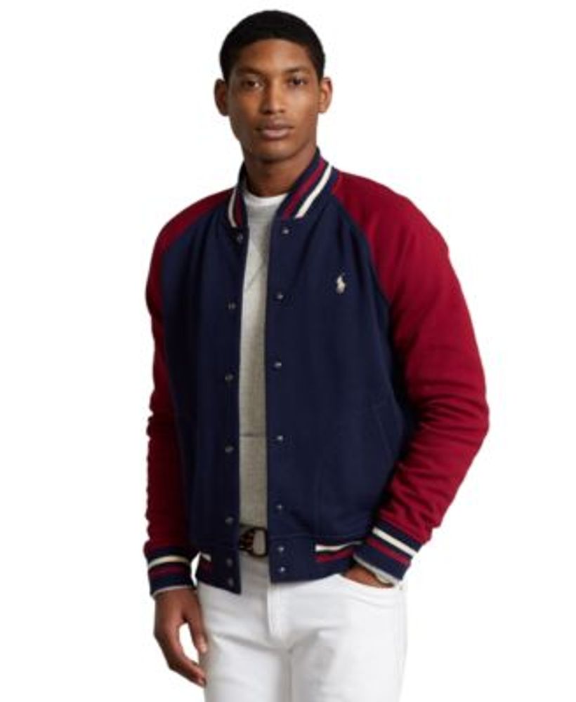 Polo Ralph Lauren Men's Fleece Baseball Jacket | Connecticut Post Mall