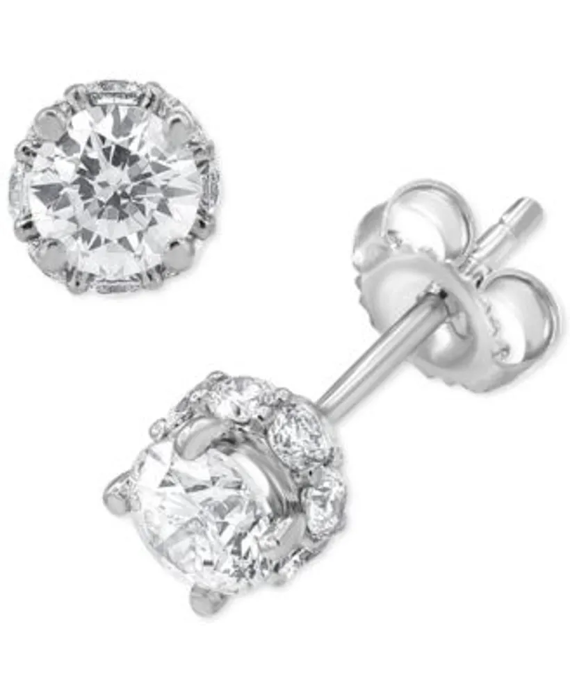 Macy's Diamond Stud Earrings (1/6 ct. t.w.) in 10k Gold, White Gold or Rose  Gold - Macy's