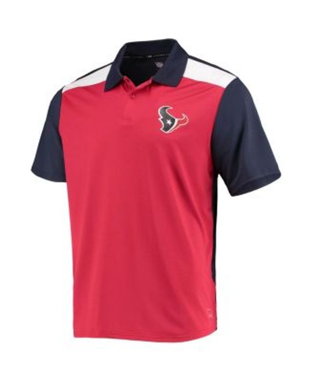 Houston Texans Antigua Men's Size Large Navy Blue NFL Polo Golf Shirt