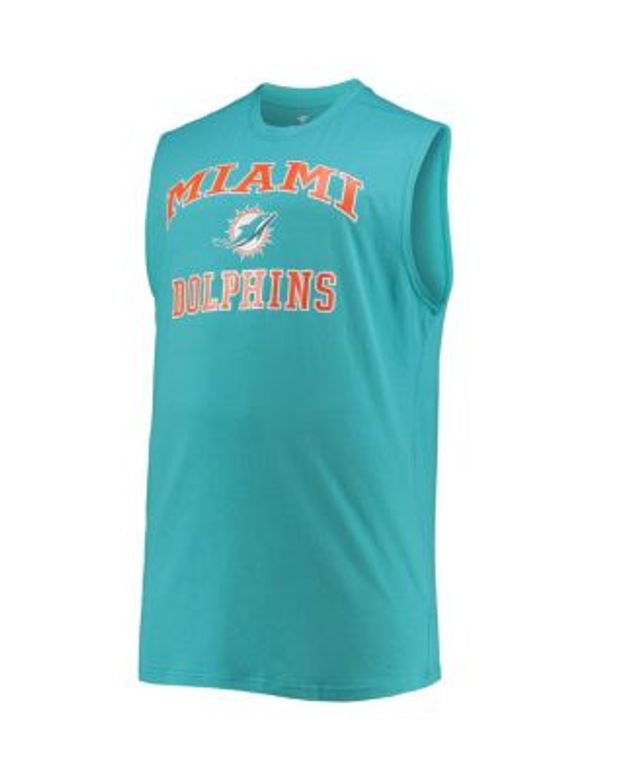 Men's FOCO Aqua/Orange Miami Dolphins Reversible Mesh Tank Top