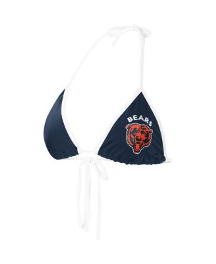 FOCO Chicago Bears Womens Paint Splash Bikini Top, Size: S