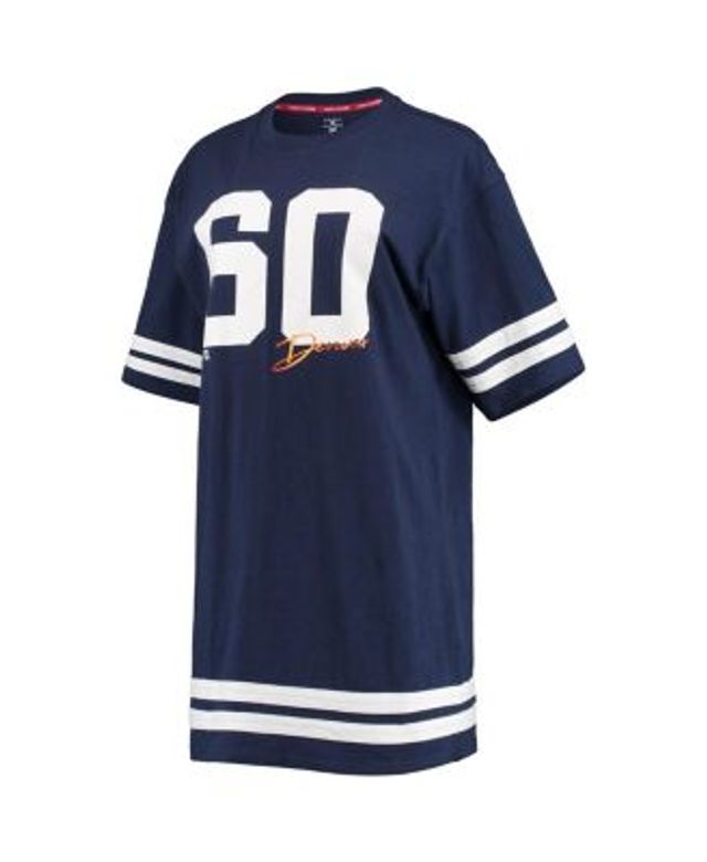 Women's Tommy Hilfiger Navy Denver Broncos Clair Half-Sleeve Dress