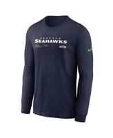 Lids Seattle Seahawks Nike Sideline Infograph Lock Up Performance Long  Sleeve T-Shirt