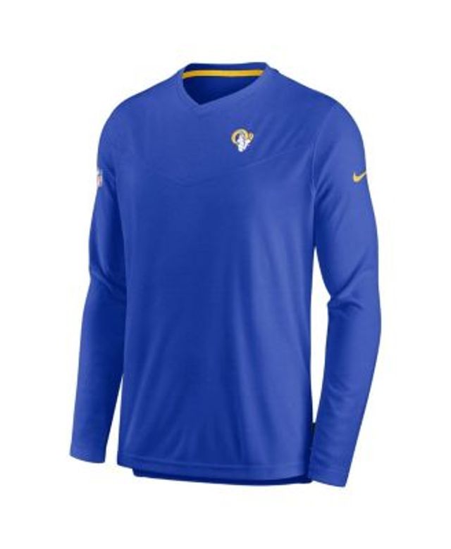 Los Angeles Rams Nike Sideline Infograph Lockup Performance T-Shirt - Royal