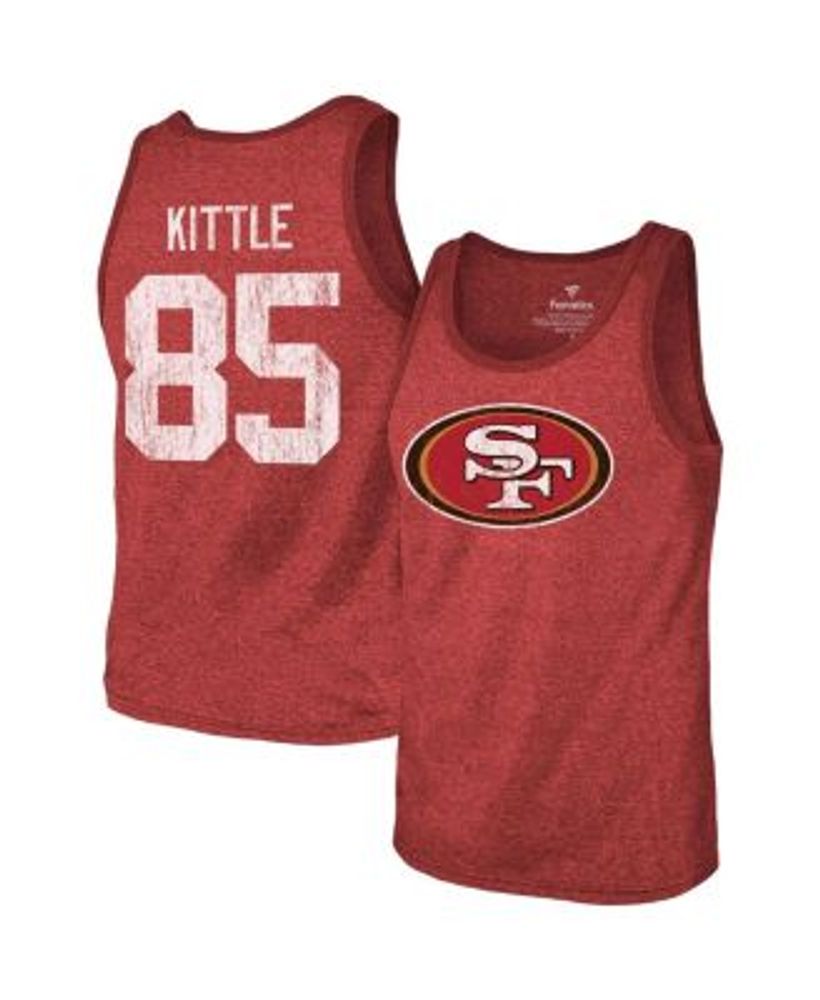 Lids George Kittle San Francisco 49ers Nike Name & Number T-Shirt - Scarlet