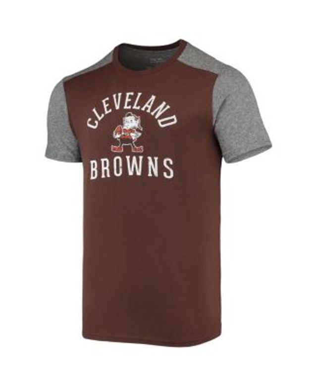 Men's Nike Orange/Brown Cleveland Browns Throwback Raglan